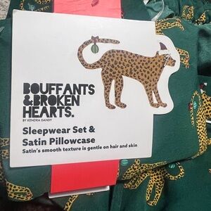 Bouffants & Broken Hearts by Kendra Dandy Sleepwear and Satin Pillowcase pj